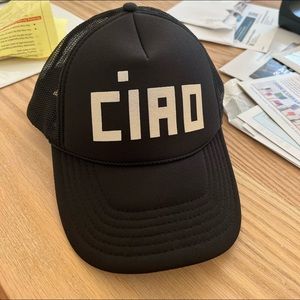 ClareV Ciao Trucker Hat